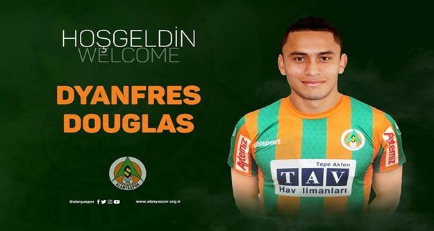 Dauglas Alanyaspor'a imzayı attı