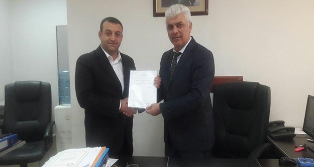 İlyas Bayır mazbatasını aldı