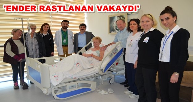 İngiliz hasta Alanya'da şifa buldu