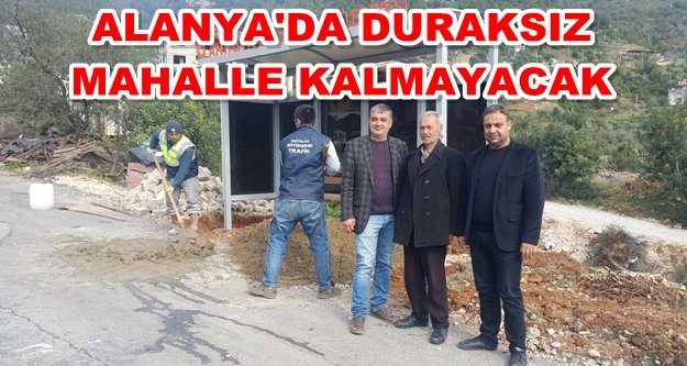 Mahalle halkının 'durak' sevinci