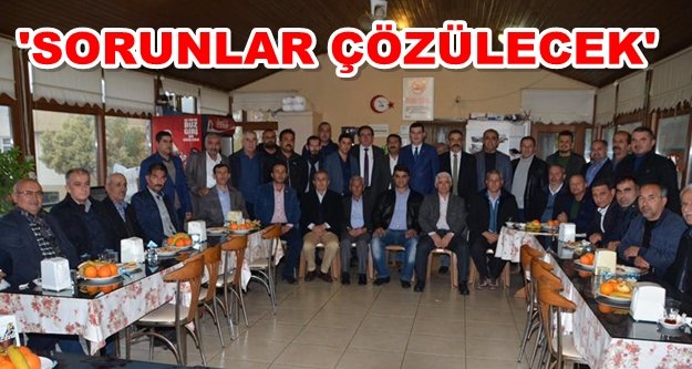 Türkdoğan 20 mahalle muhtarı ile buluştu