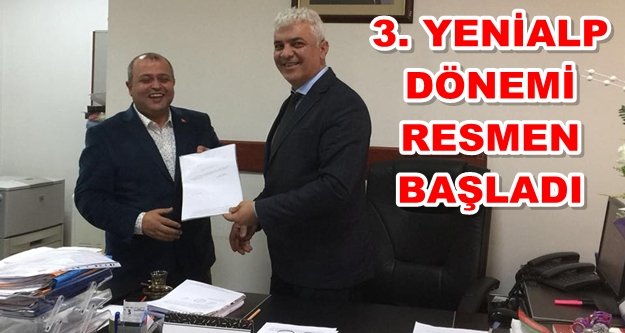 Velittin Yenialp mazbatasını aldı