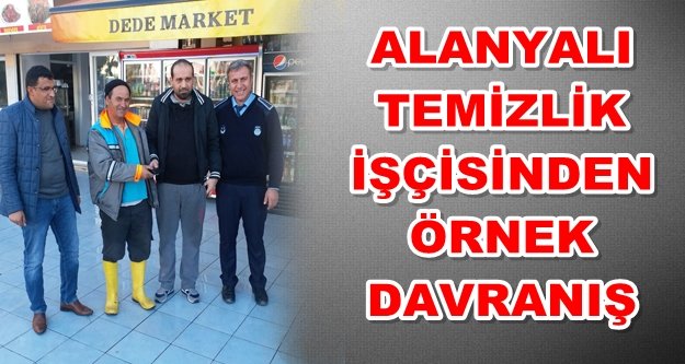 Yerde bulduğu cüzdanı sahibine teslim etti