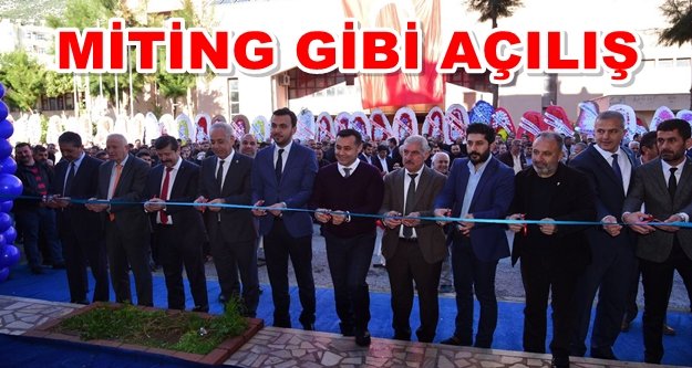 Yiğit'in seçim ofisine muhteşem açılış