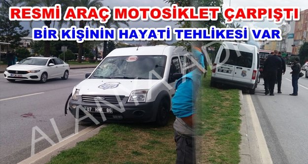 Alanya'da feci kaza! 1 ağır yaralı var