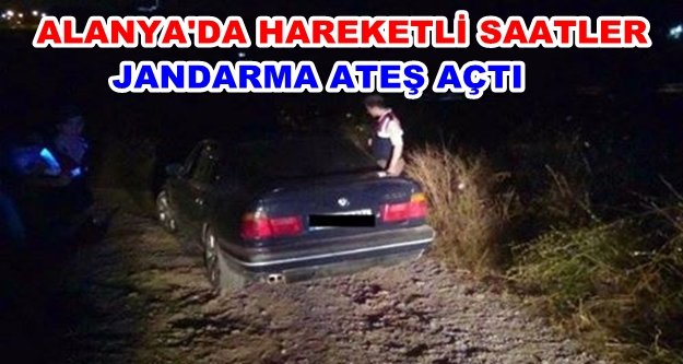 Alanya'da hırsız-jandarma kovalamacası