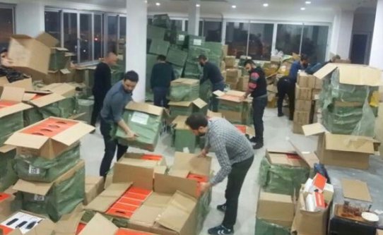 Alanya'da kaçak baskını! Tam 32 bin adet