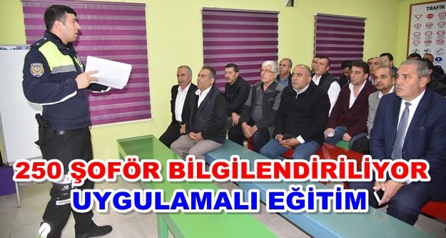 Alanya'da servis şoförlerine eğitim