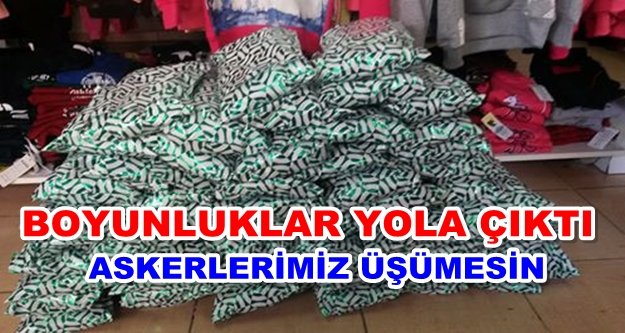 Alanyalı kadınlardan Türk askerine destek