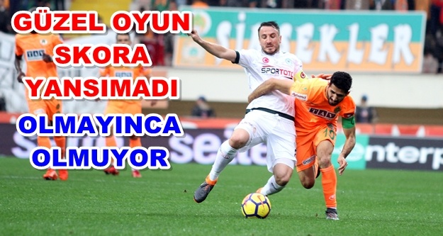 Alanyaspor kendini ateşe attı!