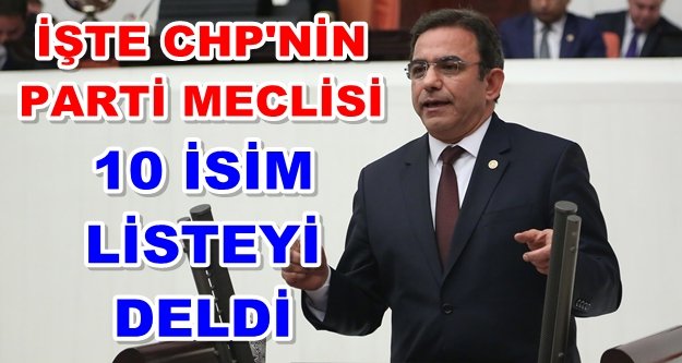 Antalyalı vekil CHP'de o listeye girdi