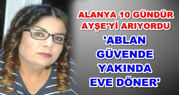 Ayşe Odun'dan iyi haber var!