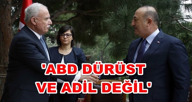 Çavuşoğlu ABD'ye çattı! Tarafsız değilsiniz