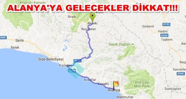 Karayollarından uyarı! O yol trafiğe kapalı