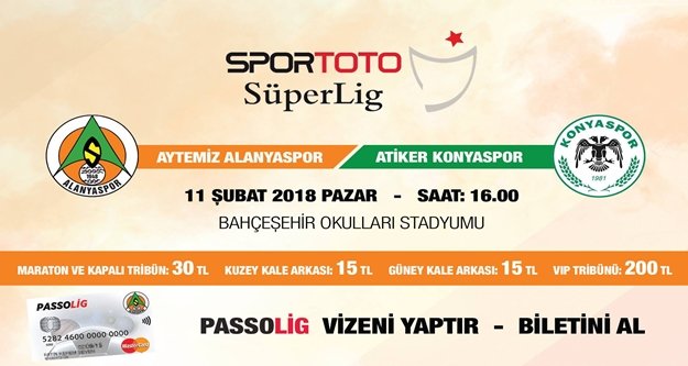 Konya maçı biletleri satışta