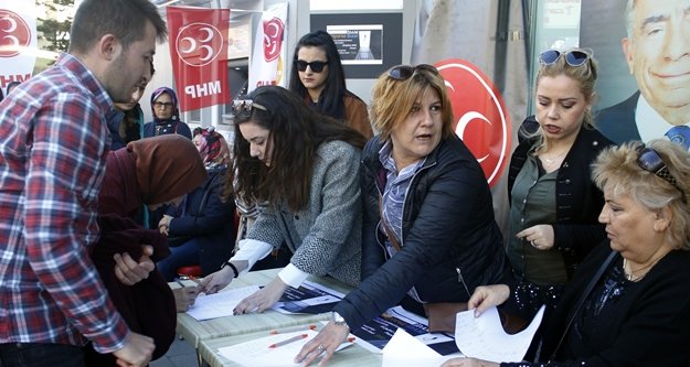 MHP’li kadınlardan çocuk istismarlarına karşı imza kampanyası