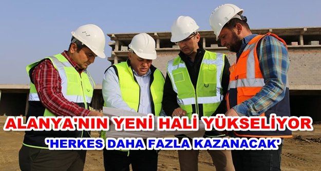 Şahin hal inşaatını yerinde inceledi