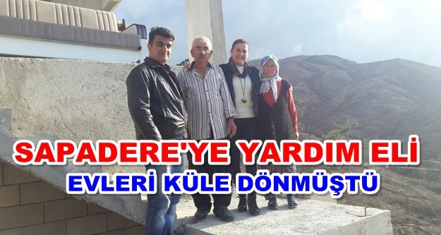 Yangın mağduru Çınar ailesi eşyalarına kavuştu