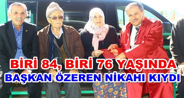 Yaşları aşklarına engel olmadı