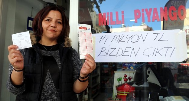 14 milyonluk büyük ikramiye bu bayiye çıktı