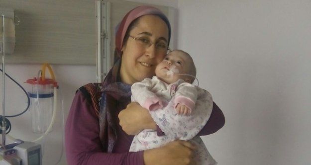 7 aylık Tuana bebeğin yaşam mücadelesi