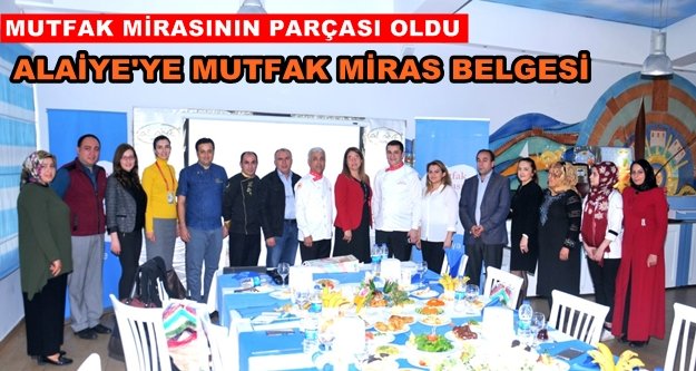 Alaiye Kleopatra mutfak mirasına sahip çıkıyor
