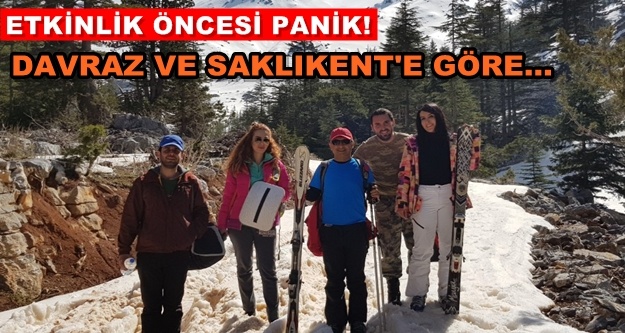 Alanya Akdağ'da kar eridi korkusu!