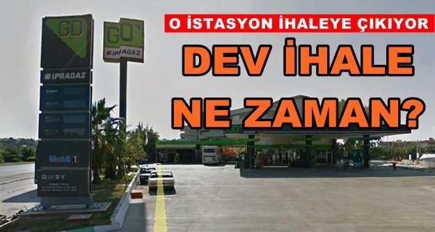 Alanya Belediyesi o istasyonu ihaleye çıkarıyor