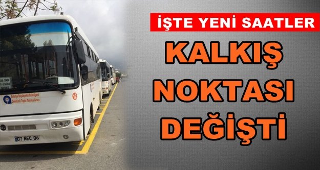 Alanya'da halk otobüsü güncellemesi
