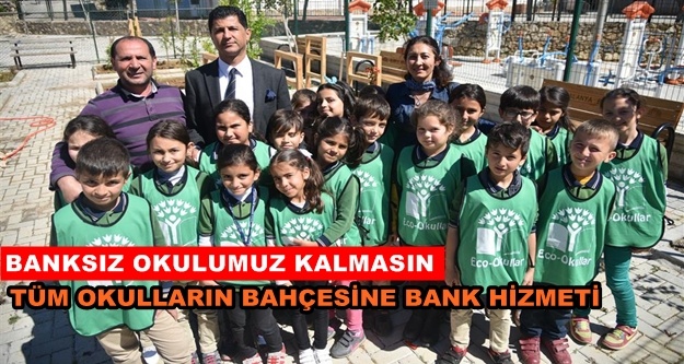 Alanya'da öğrencileri sevindiren bank projesi