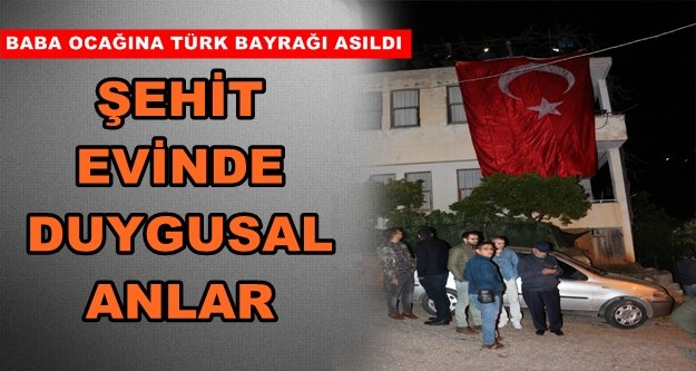 Alanya şehidimizin evine akın etti