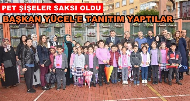 Alanyalı miniklerden geri dönüşüm bahçesi