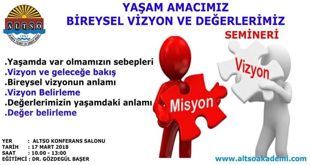 ALTSO'da vizyon anlatılacak