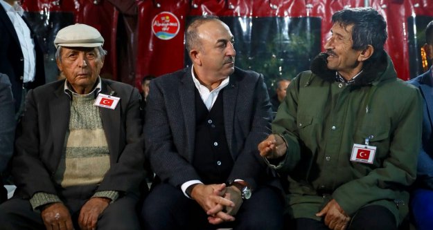 Bakan Çavuşoğlu Alanya'ya taziyeye geldi