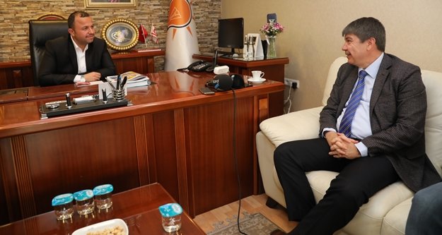 Başkan Türel’den AK Parti İl Başkanı Taş’a hayırlı olsun ziyareti