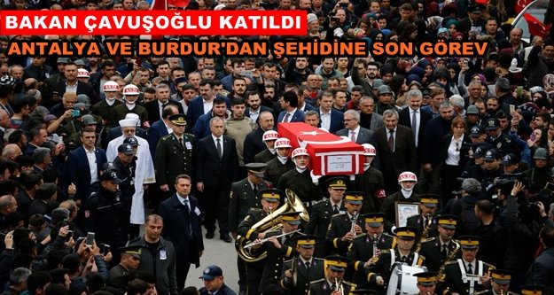 Burdur şehidini binler uğurladı