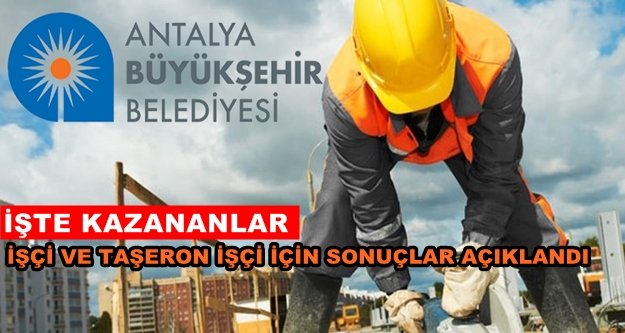 Büyükşehir sınav sonuçlarını açıkladı