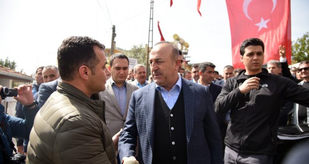 Çavuşoğlu şehidimizin mevlidine katıldı
