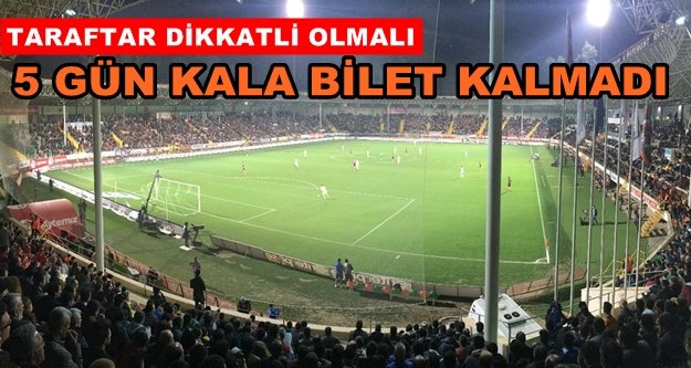 Göztepe taraftarı biletleri tüketti