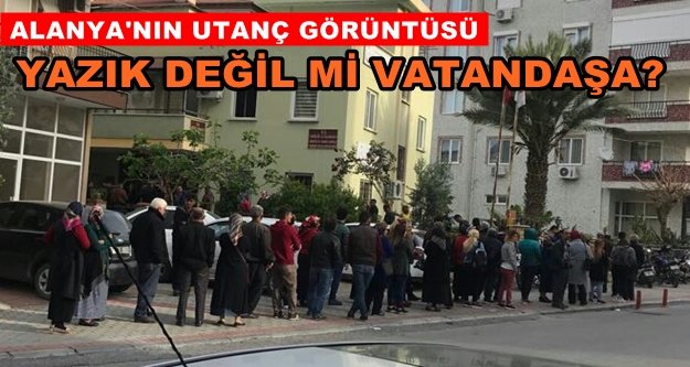 Her sabah aynı kuyruk