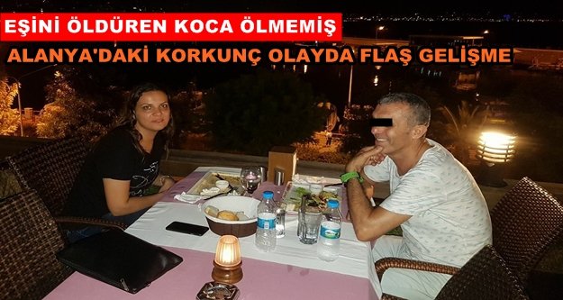 Karısını öldürüp intihar eden şahıs uyandı