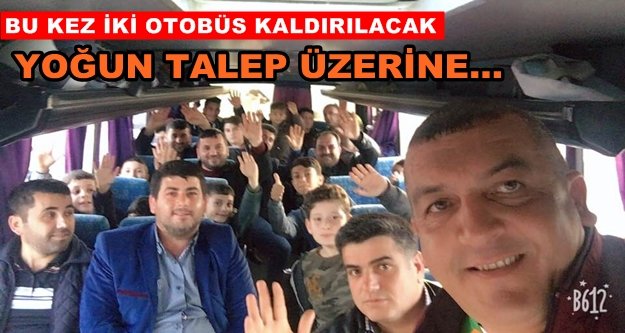 KEYDER maç için otobüs kaldırıyor