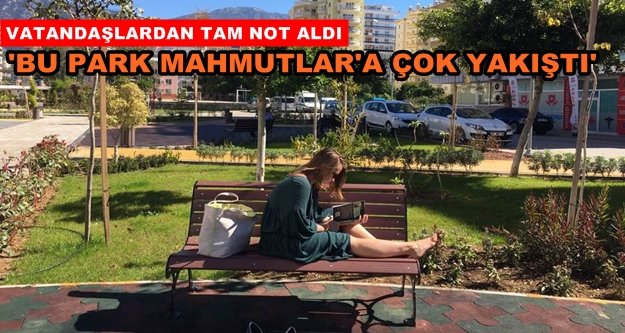 Muhtardan Başkan Yücel'e park teşekkürü