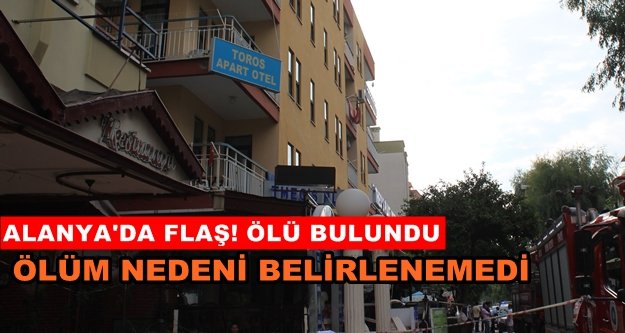 Otel odasında ölü bulundu