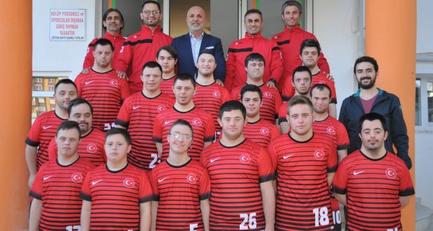 Özel sporculardan teşekkür ziyareti