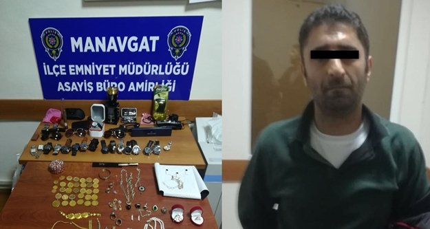 Yakalanan hırsız girdiği evlerin sayısını hatırlayamadı