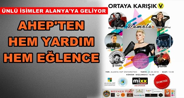 AHEP'te yardım konseri