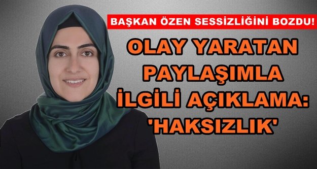 AKP'li Özen'den 'kafir' paylaşımı açıklaması