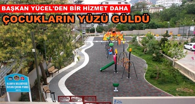 Alanya Belediyesi'nden o mahalleye yeni park