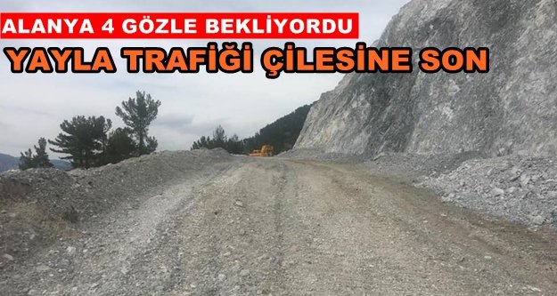 Alanya'da beklenen o yol trafiğe açıldı
